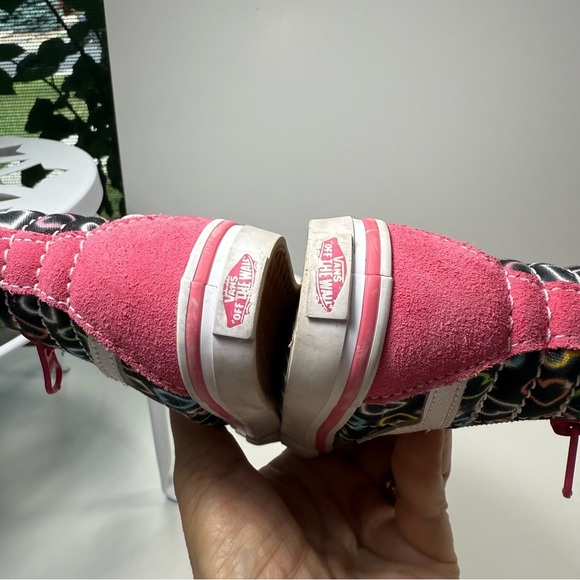 Vans Kids Pink High-Top Sneakers Toddler Size 5 - Picture 8 of 11